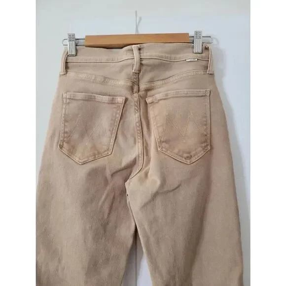MOTHER The Stash Tripper Ankle Jeans, Brown 25 $208